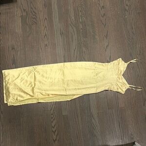 Beginning Boutique Honey Yellow Maxi Dress